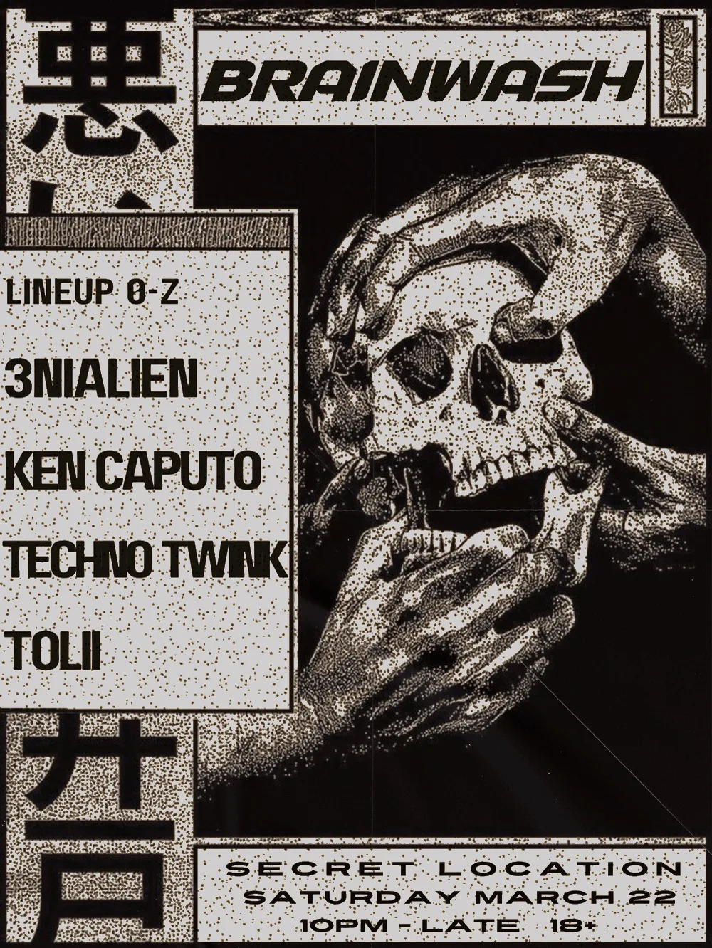 Brainwash 5.0 flyer